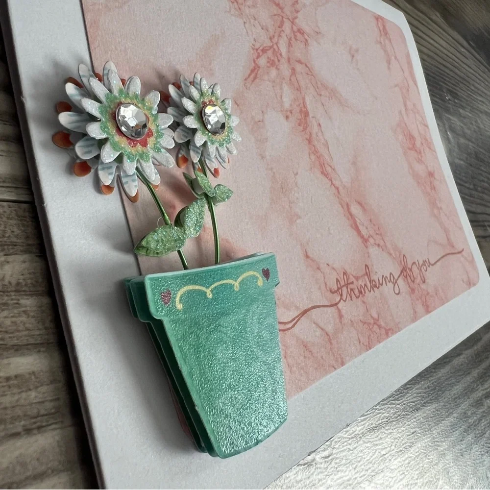 Handmade Greeting Cards Thinking of You & Hello Set of 10 5” x 7” With Envelopes